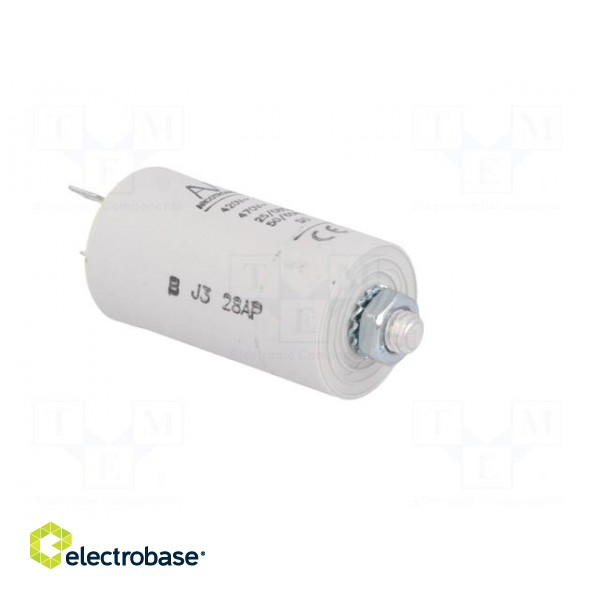 Capacitor: motors, run | 6uF | 420VAC | Ø30x56.5mm | -25÷85°C | ±5% image 8