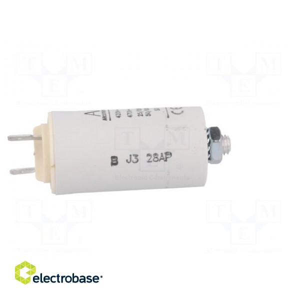 Capacitor: motors, run | 6uF | 420VAC | Ø30x56.5mm | -25÷85°C | ±5% image 7