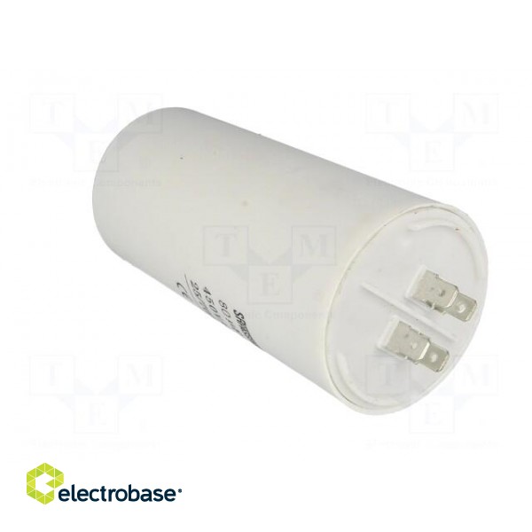 Capacitor: motors, run | 80uF | 450V | Ø60x120mm | -25÷70°C | ±5% | 3000h paveikslėlis 8