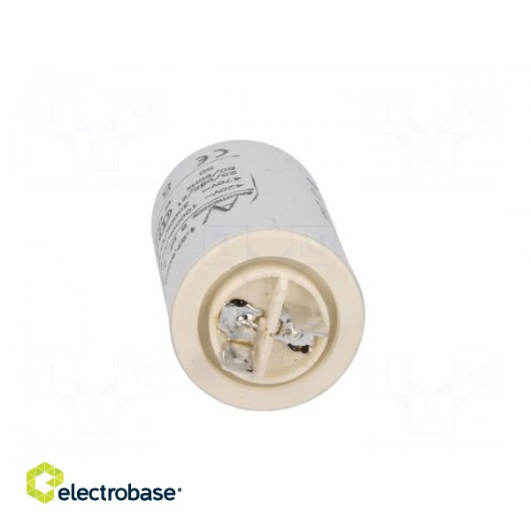 Capacitor: motors, run | 8uF | 420VAC | Ø35x56.5mm | -25÷85°C | ±5% image 5