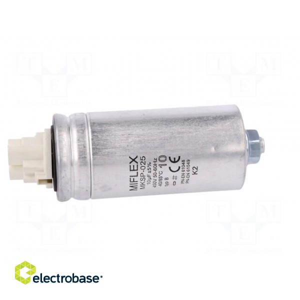 Capacitor: for discharge lamp | 10uF | 450VAC | ±10% | -40÷85°C фото 7
