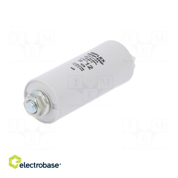 Capacitor: for discharge lamp | 12uF | 250VAC | ±10% | Ø30x83mm | 6 image 2