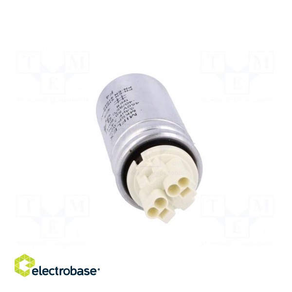 Capacitor: for discharge lamp | 3.4uF | 450VAC | ±4% | Ø31x62mm image 5