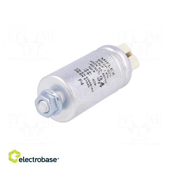 Capacitor: for discharge lamp | 3.4uF | 450VAC | ±4% | Ø31x62mm фото 2