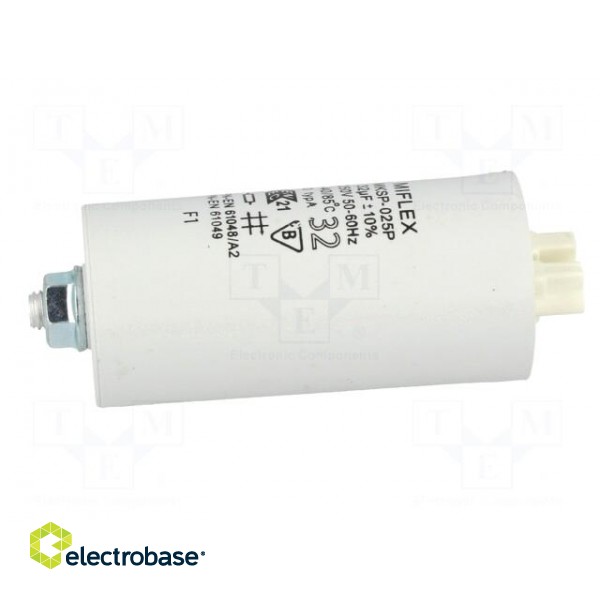 Capacitor: for discharge lamp | 32uF | 250VAC | ±10% | Ø45x83mm | V: 6 image 3