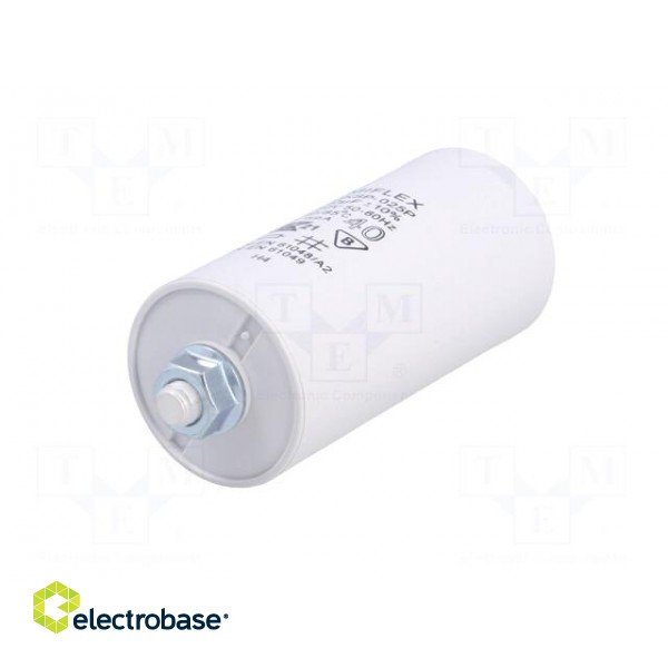 Capacitor: for discharge lamp | 40uF | 250VAC | ±10% | Ø45x95mm | V: 6 фото 2