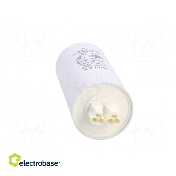 Capacitor: for discharge lamp | 40uF | 250VAC | ±10% | Ø45x95mm | V: 6 фото 5