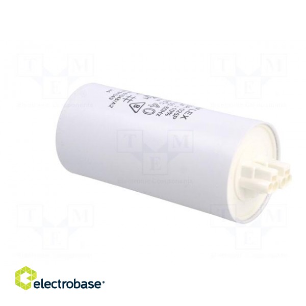 Capacitor: for discharge lamp | 40uF | 250VAC | ±10% | Ø45x95mm | V: 6 image 4