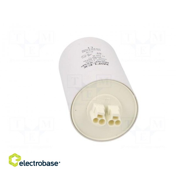 Capacitor: for discharge lamp | 45uF | 250VAC | ±10% | Ø45x95mm | 6 image 5