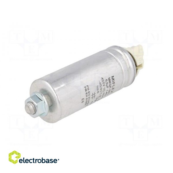 Capacitor: for discharge lamp | 5.3uF | 450VAC | ±4% | Ø31x76mm image 2