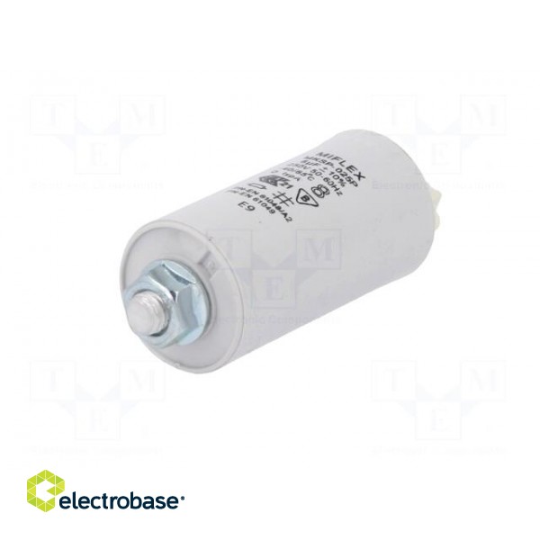 Capacitor: for discharge lamp | 8uF | 250VAC | ±10% | Ø30x70mm | V: 6 фото 2