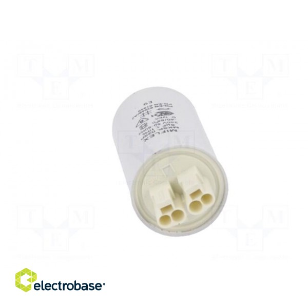 Capacitor: for discharge lamp | 8uF | 250VAC | ±10% | Ø30x70mm | V: 6 image 5