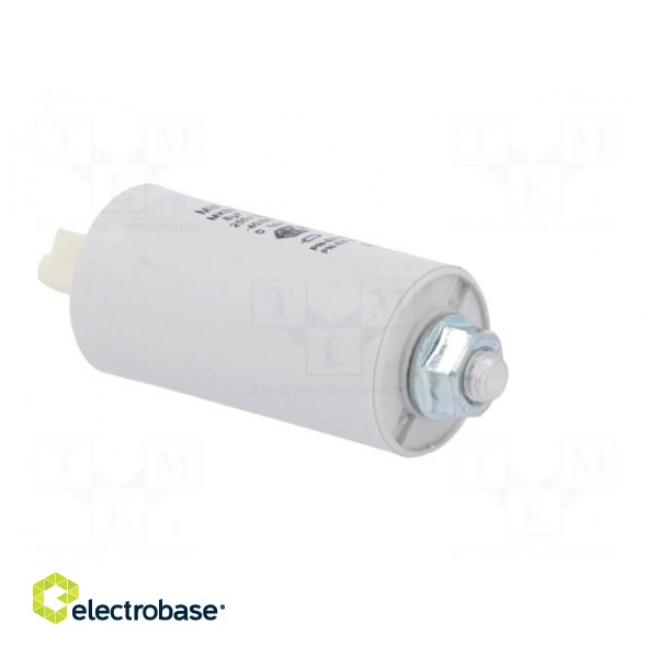 Capacitor: for discharge lamp | 8uF | 250VAC | ±10% | Ø30x70mm | V: 6 image 8