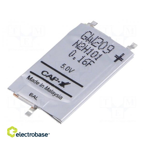 Capacitor: electrolytic | supercapacitor | SMD | 0.16F | 4.5VDC | ±20%