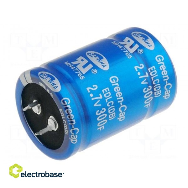 Capacitor: electrolytic | backup capacitor,supercapacitor | 300F