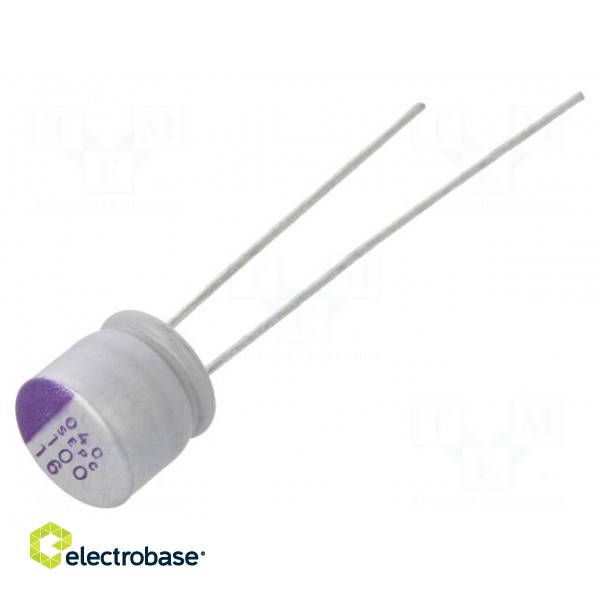 Capacitor: polymer | 100uF | 16VDC | SEPC | THT | ±20% | -55÷105°C | OS-CON