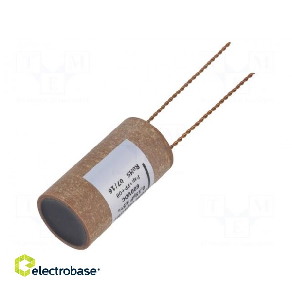 Capacitor: copper-polypropylene-paper | 150nF | 600VDC | ±5% | THT
