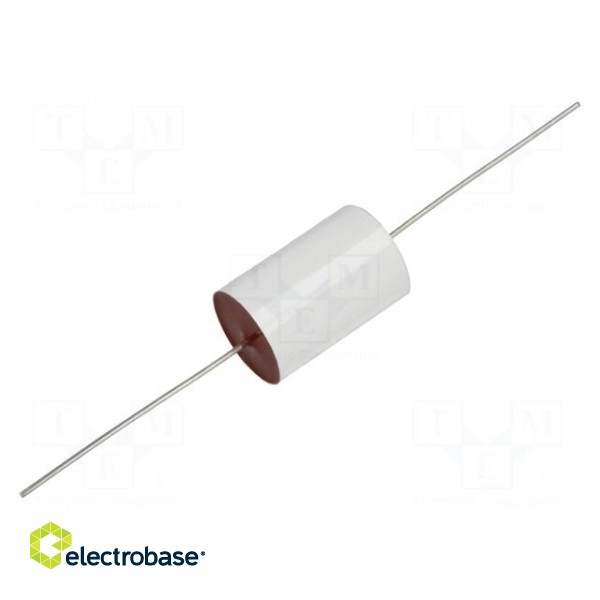 Capacitor: polypropylene | 0.082uF | Leads: axial | ESR: 0.09Ω | THT