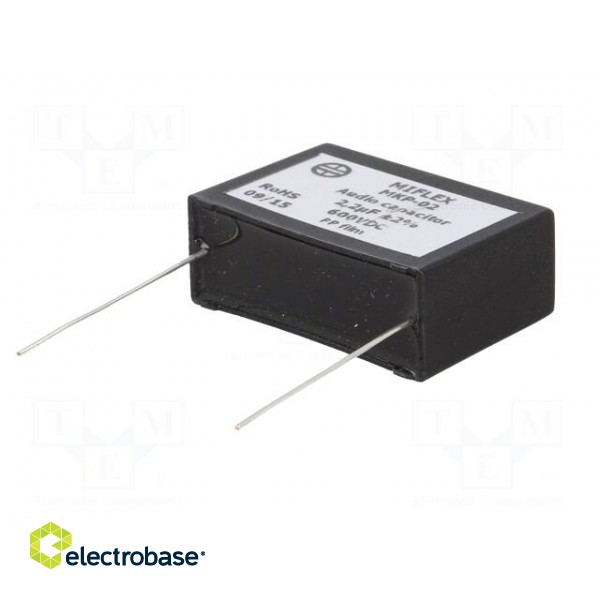 Capacitor: polypropylene | 2.2uF | 600VDC | 37.5mm | ±2% | -25÷85°C image 6