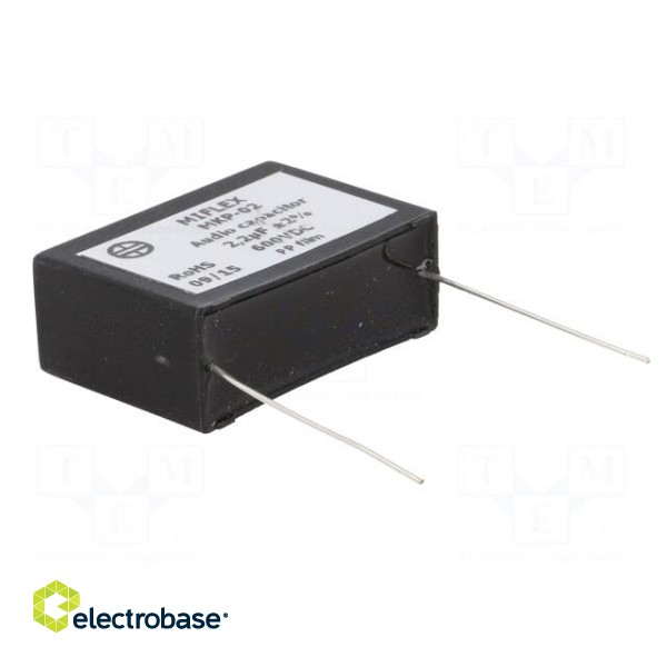 Capacitor: polypropylene | 2.2uF | 600VDC | 37.5mm | ±2% | -25÷85°C image 4