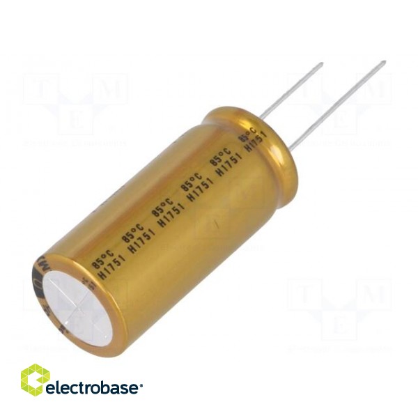 Capacitor: electrolytic | THT | 22000uF | 6.3VDC | Ø18x40mm | ±20% | 0.28