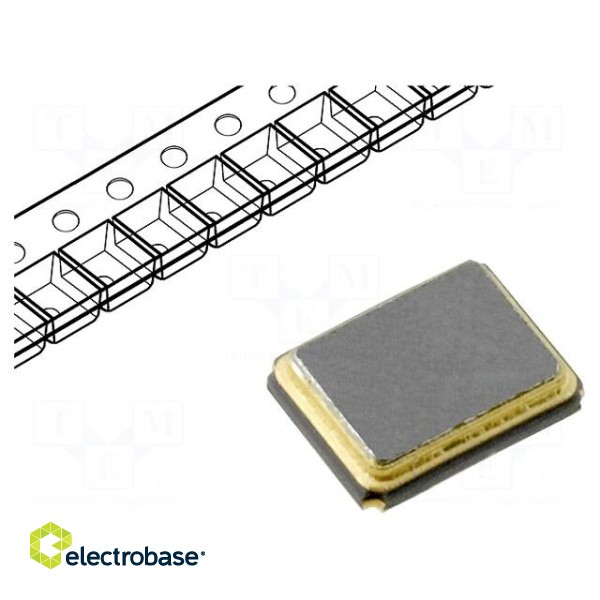 Resonator: quartz | 16MHz | ±30ppm | 18pF | SMD | 3.2x2.5x0.7mm