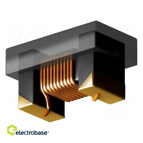Inductor: wire | SMD | 0402 | 180nH | 600mA | 280mΩ | -40÷85°C | ±10% paveikslėlis 2