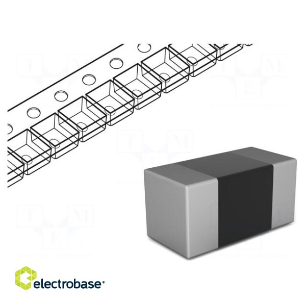 Inductor: ferrite | SMD | 0805 | 10uH | 110mA | 300mΩ | 2MHz | ±20%
