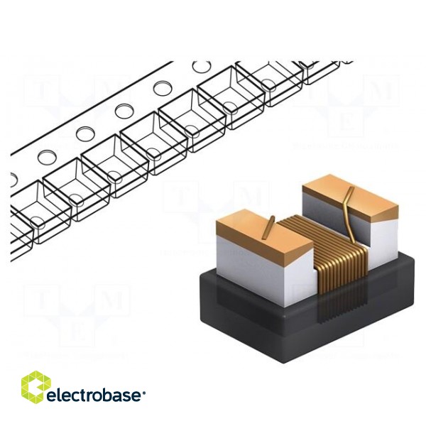 Inductor: coil | SMD | 0805 | 5.6uH | 0.09A | 9.5Ω | ftest: 7.9MHz | ±10% image 2