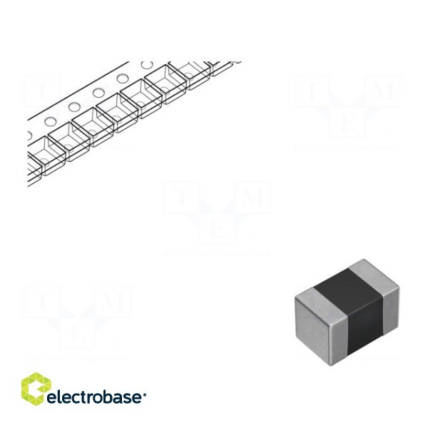 Inductor: ferrite | SMD | 0805 | 1uH | 1.15A | 60mΩ | 2MHz | ±20% | -55÷125°C