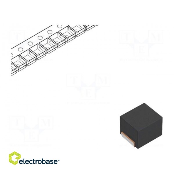 Inductor: ferrite | SMD | 1210 | 3.3uH | 260mA | 1.2Ω | Q: 30 | freson: 60MHz image 2