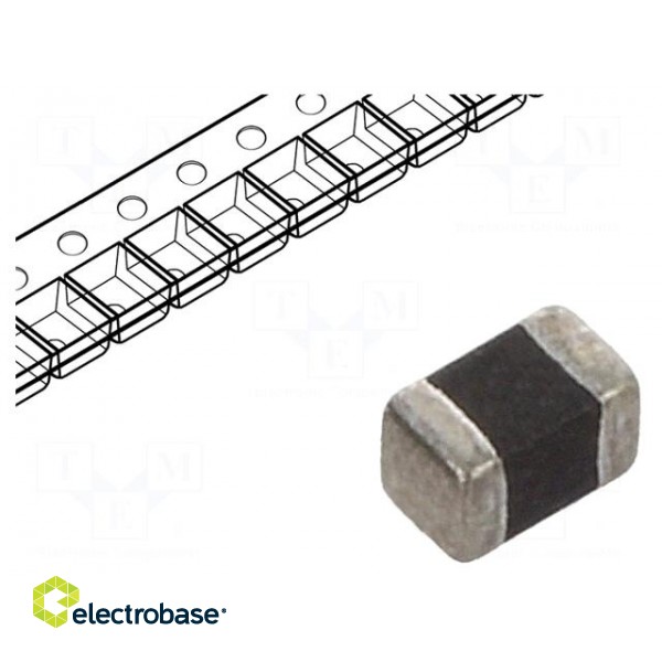 Inductor: ferrite | SMD | 1008 | 2.2uH | 970mA | 0.1Ω | ftest: 1MHz | ±20%