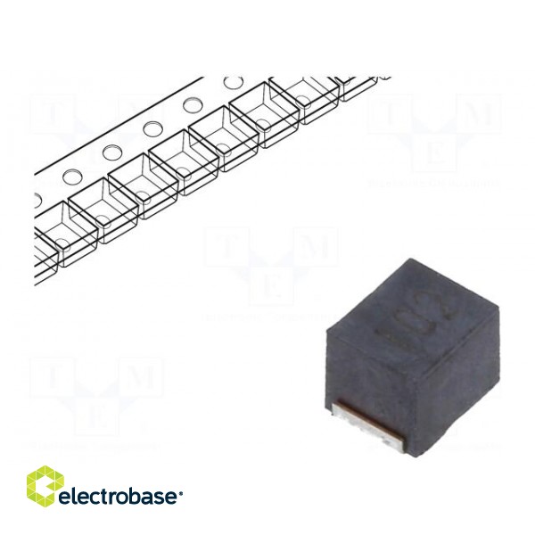 Inductor: ferrite | SMD | 1210 | 1mH | 20mA | 27Ω | -40÷105°C | ±10% | NLFV
