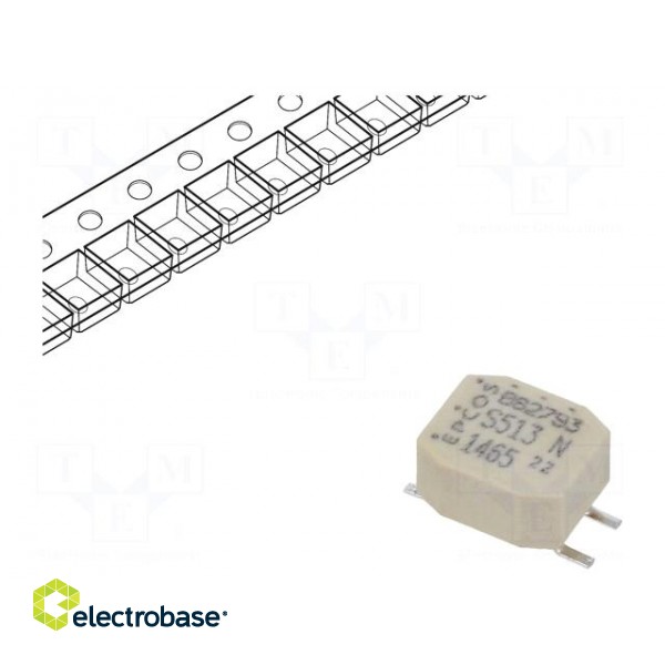 Inductor: common mode | SMD | 51uH | 800mA | 140mΩ | ±30% | 42VAC