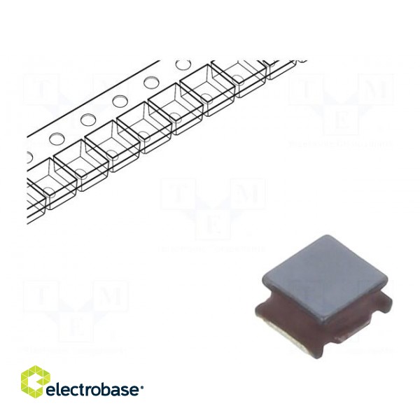 Inductor: wire | SMD | 1212 | 1uH | 2780mA | 0.048Ω | 100MHz | -40÷105°C