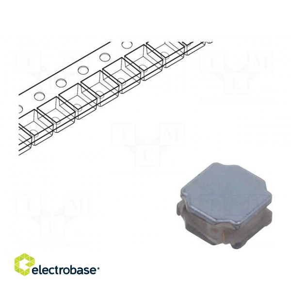 Inductor: wire | SMD | 1515 | 22uH | 900mA | 0.348Ω | 17MHz | -40÷105°C