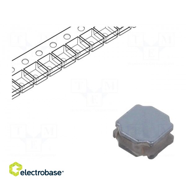 Inductor: wire | SMD | 1515 | 6.8uH | 1500mA | 0.12Ω | 30MHz | -40÷105°C