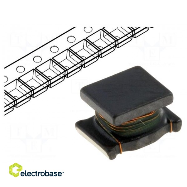 Inductor: wire | SMD | 2020 | 1uH | 3100mA | 0.0228Ω | 90MHz | -40÷85°C