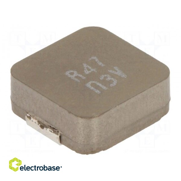 Inductor: ferrite | 470nH | Ioper: 34.8A | 1.8mΩ | ±20% | Isat: 55A