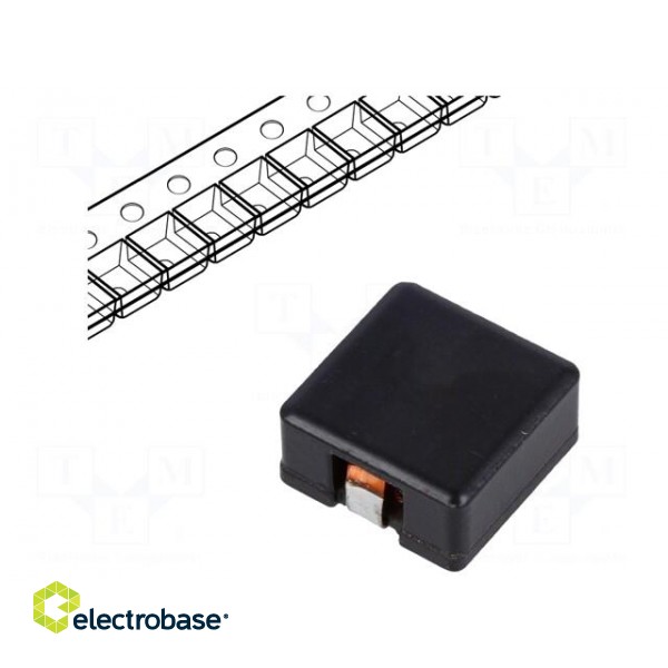 Inductor: wire | SMD | 0.82uH | Ioper: 26A | 1.04mΩ | ±20% | Isat: 35A