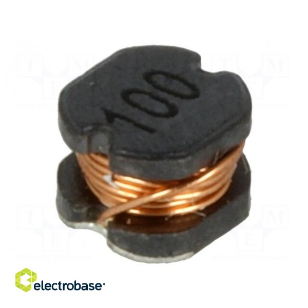Inductor: wire | SMD | 0403 | 10uH | 1.04A | 0.18Ω