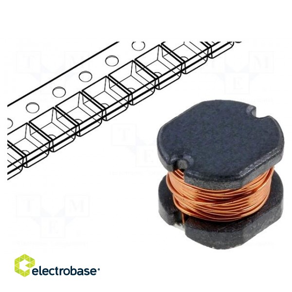 Inductor: wire | SMD | 0504 | 39uH | 0.8A | 0.32Ω