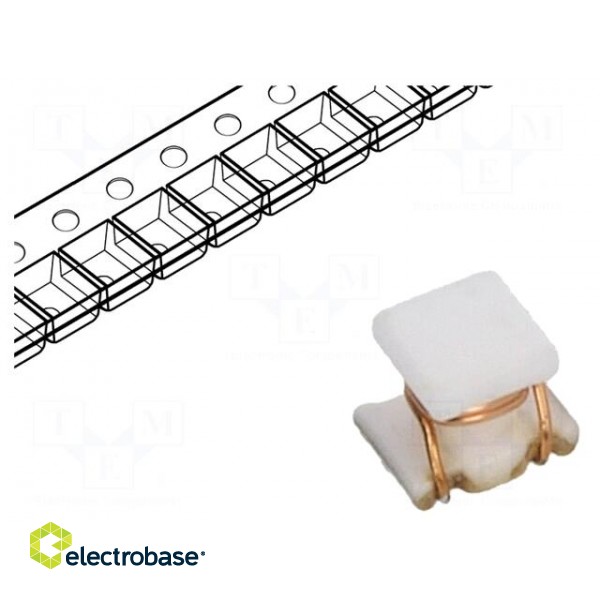 Inductor: wire | SMD | 0805 | 22nH | 720mA | 90mΩ | ftest: 100MHz | ±5%