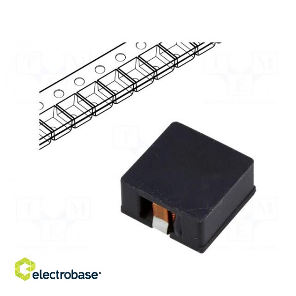 Inductor: wire | SMD | 1.9uH | Ioper: 30A | 1.2mΩ | ±20% | Isat: 52A