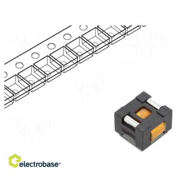 Inductor: wire | SMD | 10.5uH | Ioper: 12.79A | 5.7mΩ | ±15% | Isat: 5.3A image 2