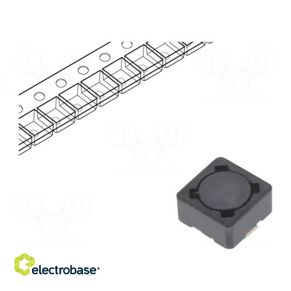 Inductor: wire | SMD | 9.62uH | Ioper: 2.56A | 43mΩ | ±20% | Isat: 2.97A