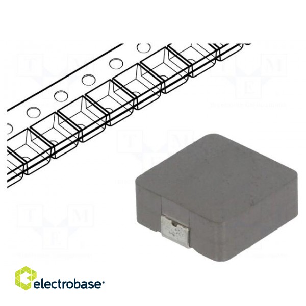 Inductor: wire | SMD | 68uH | Ioper: 2A | 190mΩ | ±20% | Isat: 2.3A