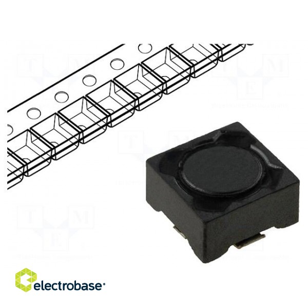 Inductor: wire | SMD | 56uH | 750mA | 350mΩ | 7.3x7.3x4.5mm | ±20%