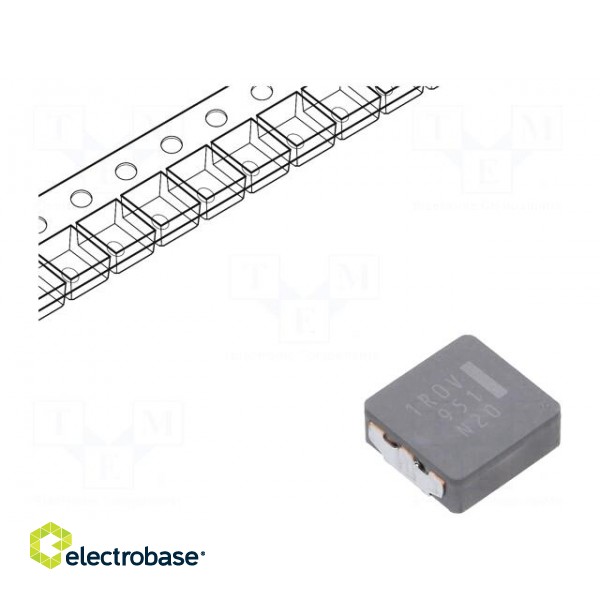 Inductor: wire | SMD | 1uH | 28.9A | 2.6mΩ | ±20% | 10.7x10x4mm | -40÷150°C