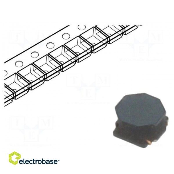 Inductor: wire | SMD | 1uH | 1.85A | 0.07Ω | 2x2x1.2mm | ±30%